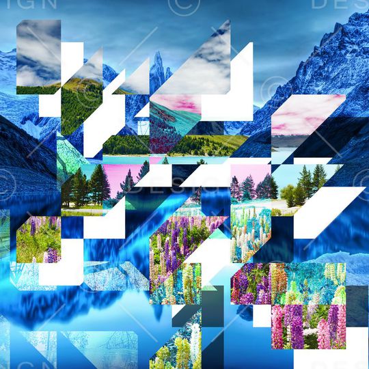 几何印花华亿平台图片