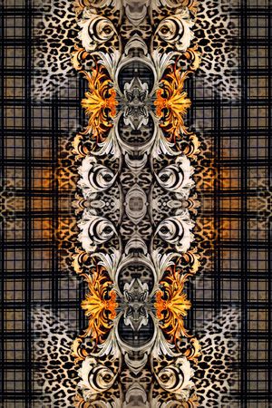 欧式复古印花华亿平台图片