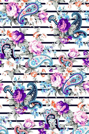 R-腰果花佩兹利/Pezli印花华亿平台图片