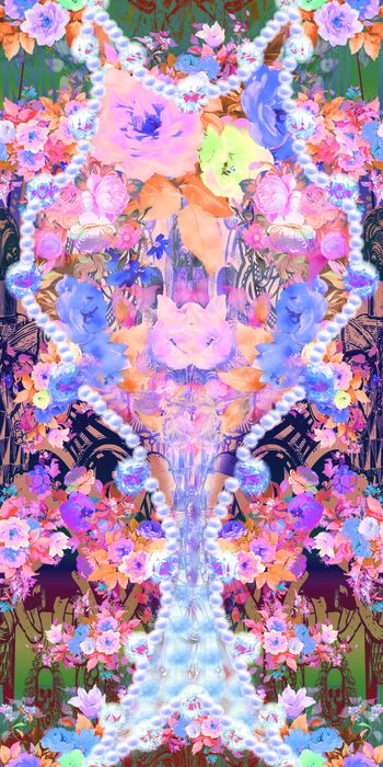 358601-珍珠宝石花卉组合1