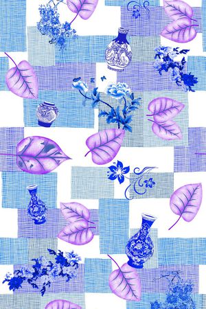 古典复古华亿平台印花华亿平台图片