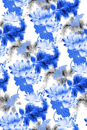 花卉植物印花华亿平台图片