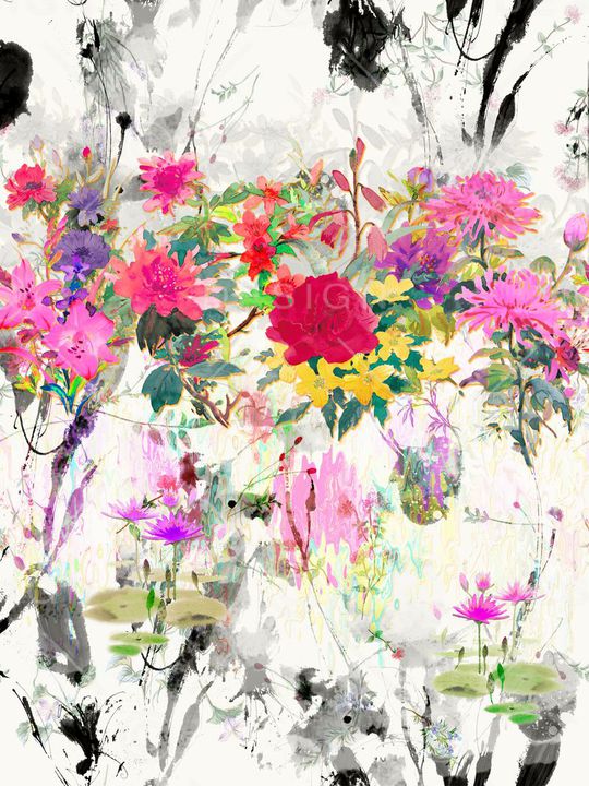 S-艺术花卉/Art印花华亿平台图片