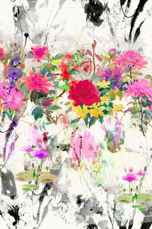 S-艺术花卉/Art印花华亿平台图片