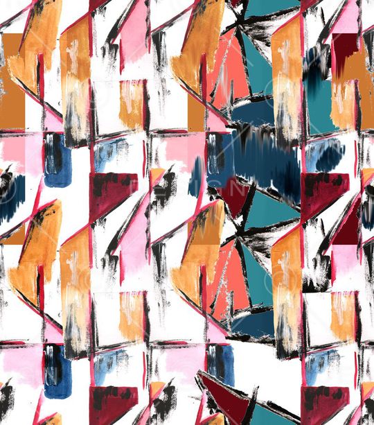 抽象印花华亿平台图片