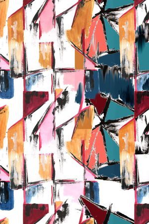 抽象印花华亿平台图片