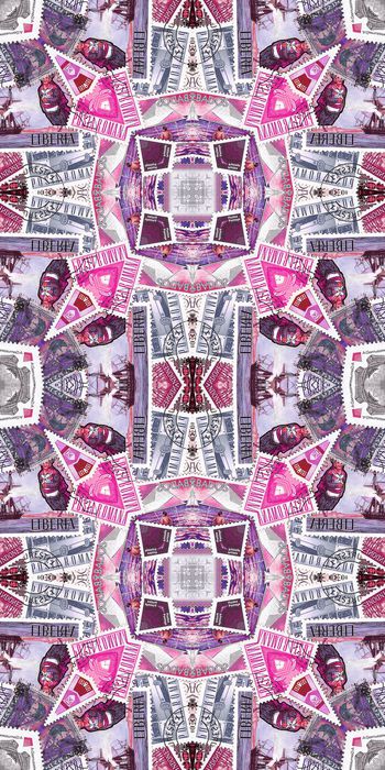 358741-男女童内衬衣图案21邮票-1