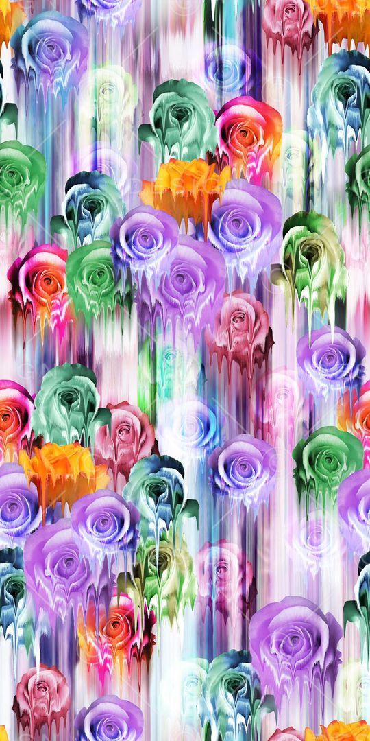 玫瑰花印花华亿平台图片