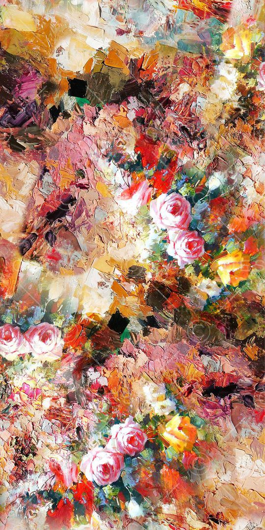 手绘画印花华亿平台图片