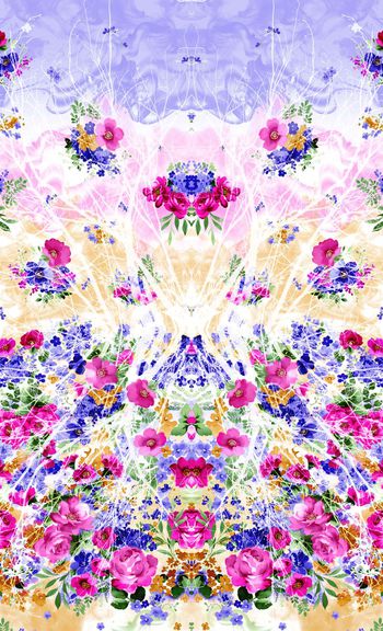 358922-水彩阳光树枝网纹花卉女装秋冬HT