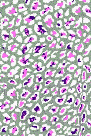 豹纹印花华亿平台图片