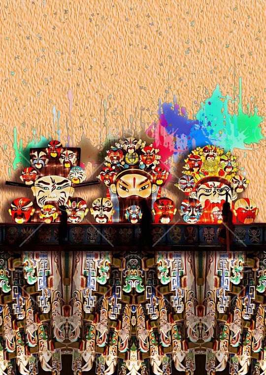 民族风印花华亿平台图片