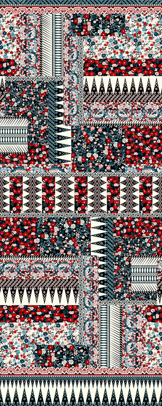 民族风印花华亿平台图片