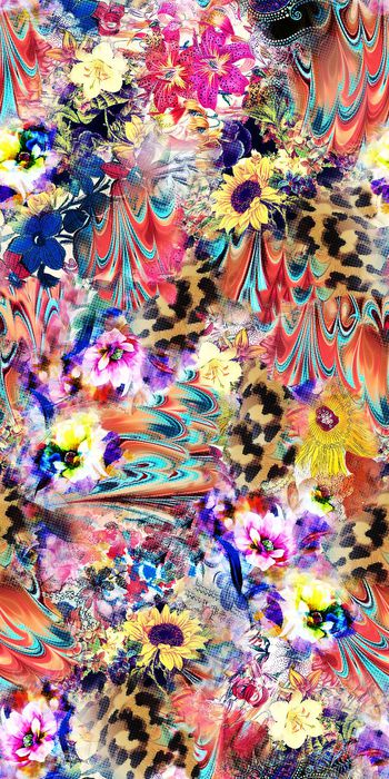 360677-复古欧式花卉豹纹泥点网点图案