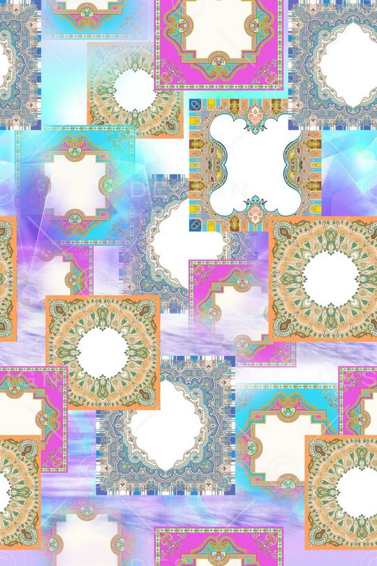 几何印花华亿平台图片