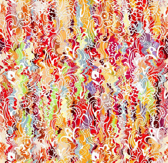 ♥红桃A〖抽象个性〗印花华亿平台图片