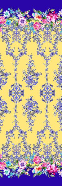 围巾印花华亿平台图片