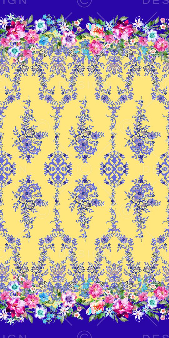 围巾印花华亿平台图片