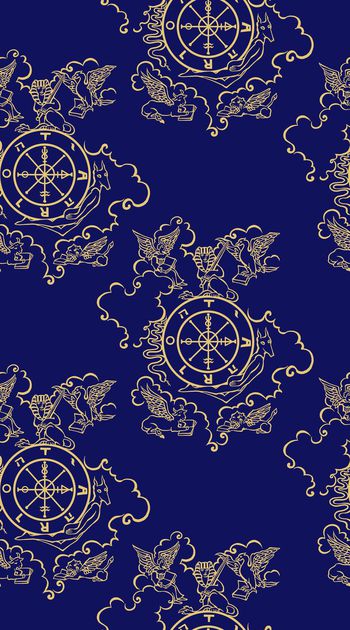 361031-希腊神话神兽天使罗盘商务男装华亿平台