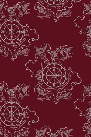 希腊神话印花华亿平台图片