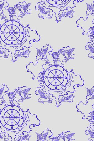 希腊神话印花华亿平台图片