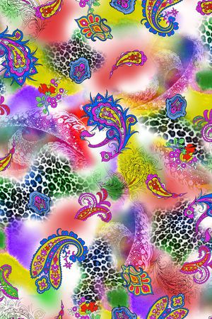 火脚纹印花华亿平台图片