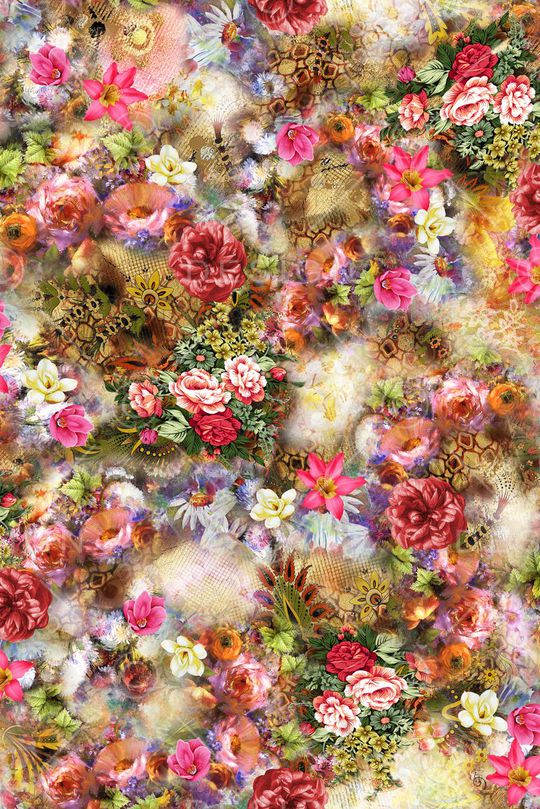 抽象印花华亿平台图片