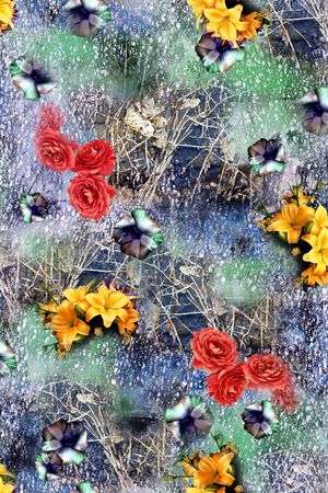 中国风印花华亿平台图片