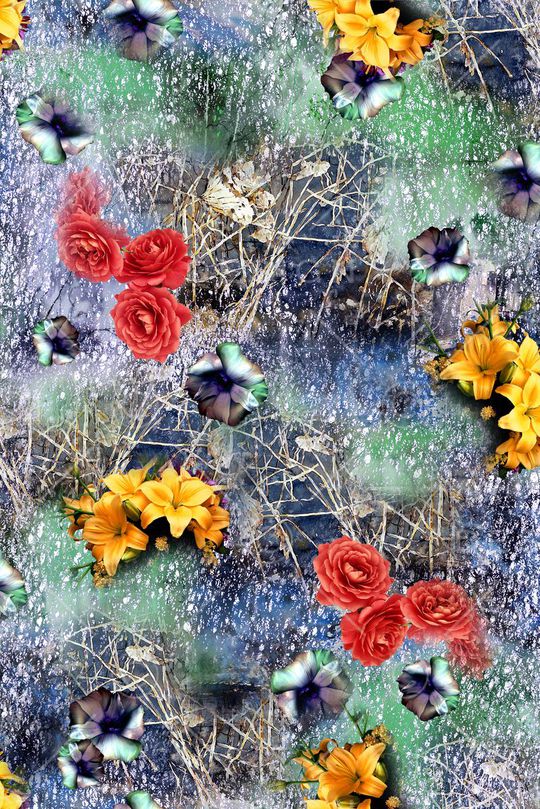 中国风印花华亿平台图片