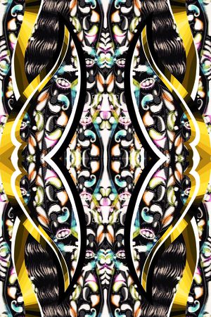 欧式复古印花华亿平台图片