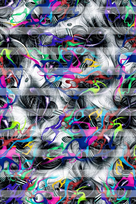 抽象印花华亿平台图片