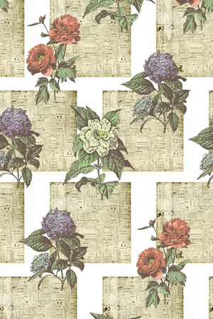 花卉植物印花华亿平台图片