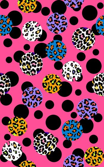361520-时尚撞色圆点豹纹1
