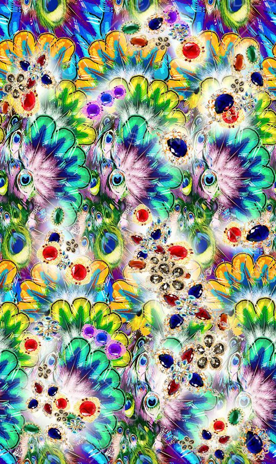 最炫民族风印花华亿平台图片