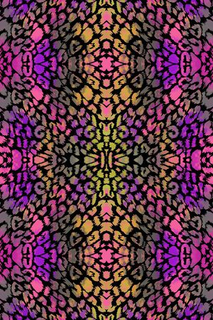 动物纹印花华亿平台图片