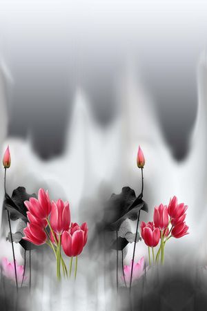 中国古典印花华亿平台图片