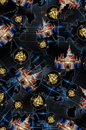 抽象印花华亿平台图片