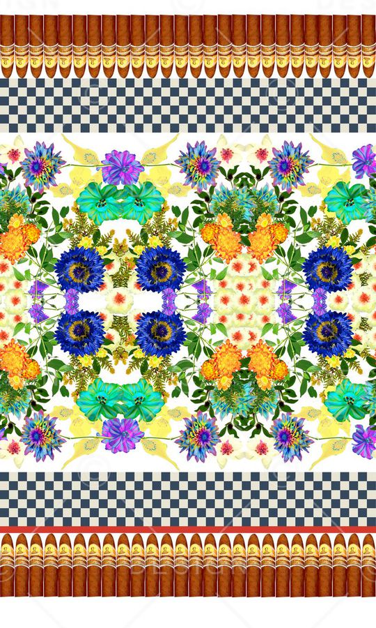 宫廷风印花华亿平台图片