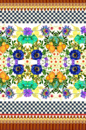 宫廷风印花华亿平台图片