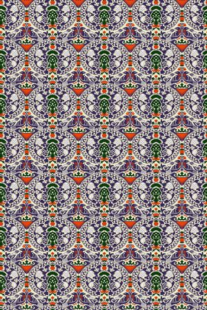 民族风 花纹印花华亿平台图片