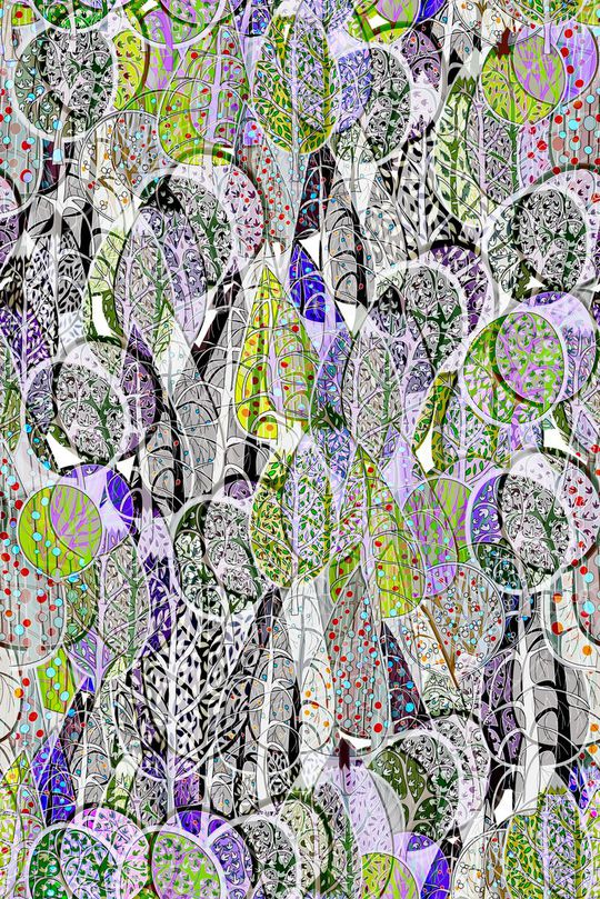 抽象印花华亿平台图片