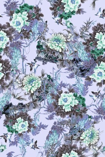 362464-WT402中国风和日风传统净色底花