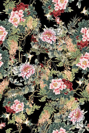 362465-WT402中国风和日风传统净色底花