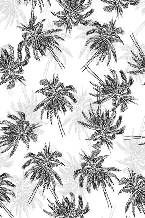 棕榈叶印花华亿平台图片