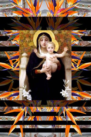 天堂鸟印花华亿平台图片