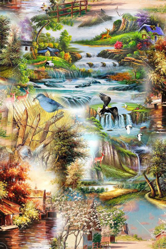 山水印花华亿平台图片