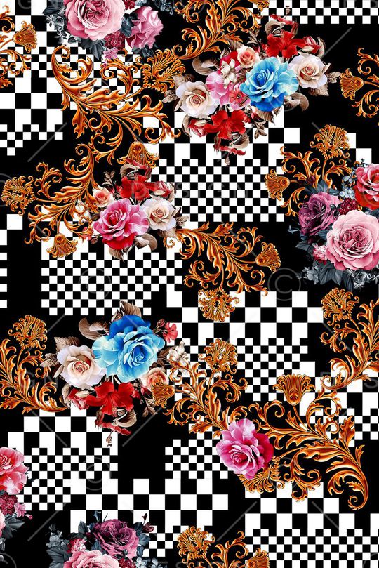 几何印花华亿平台图片