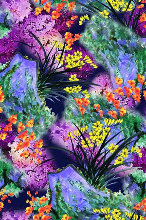 植物印花华亿平台图片