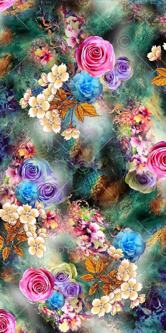 手绘印花华亿平台图片