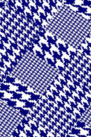 几何图案印花华亿平台图片